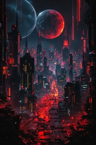 科幻巨制封面 - 未来世界的无限想象